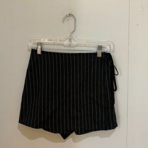 Forever21 Striped Tie Skort